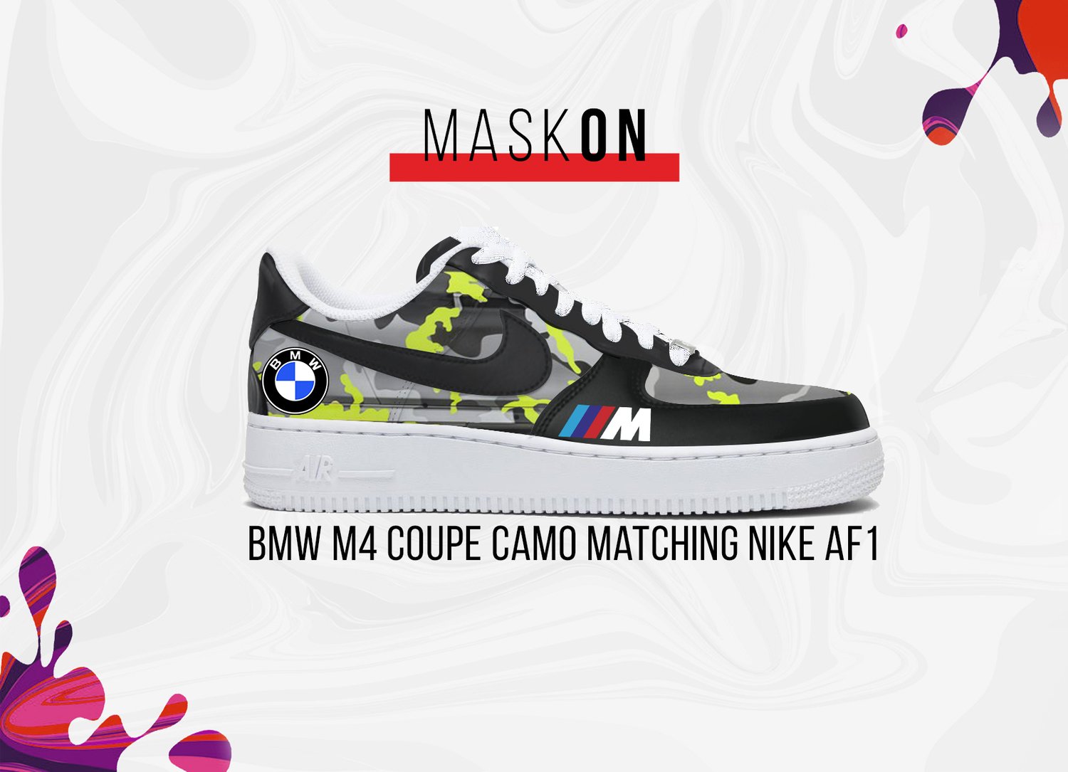 Image of Customize your own AF1 matching your BMW car