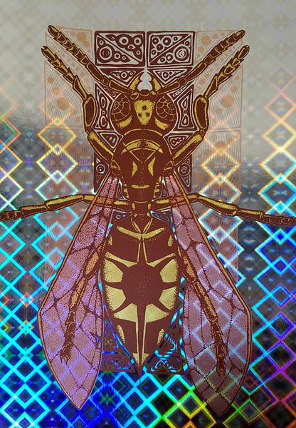 Image of Wasp B - Foil Paper