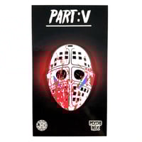 Image 1 of Part V Mask v3 Blood Splatter (Enamel Pin)