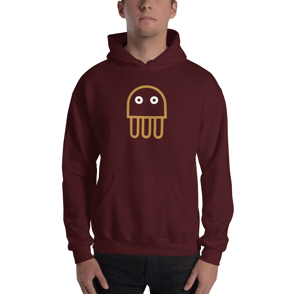 Image of Maroon Hoodie Jelly Icon Fair Family (Front/Back)