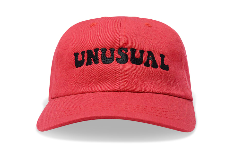 Image of UNUSUAL (RED) - DAD HAT