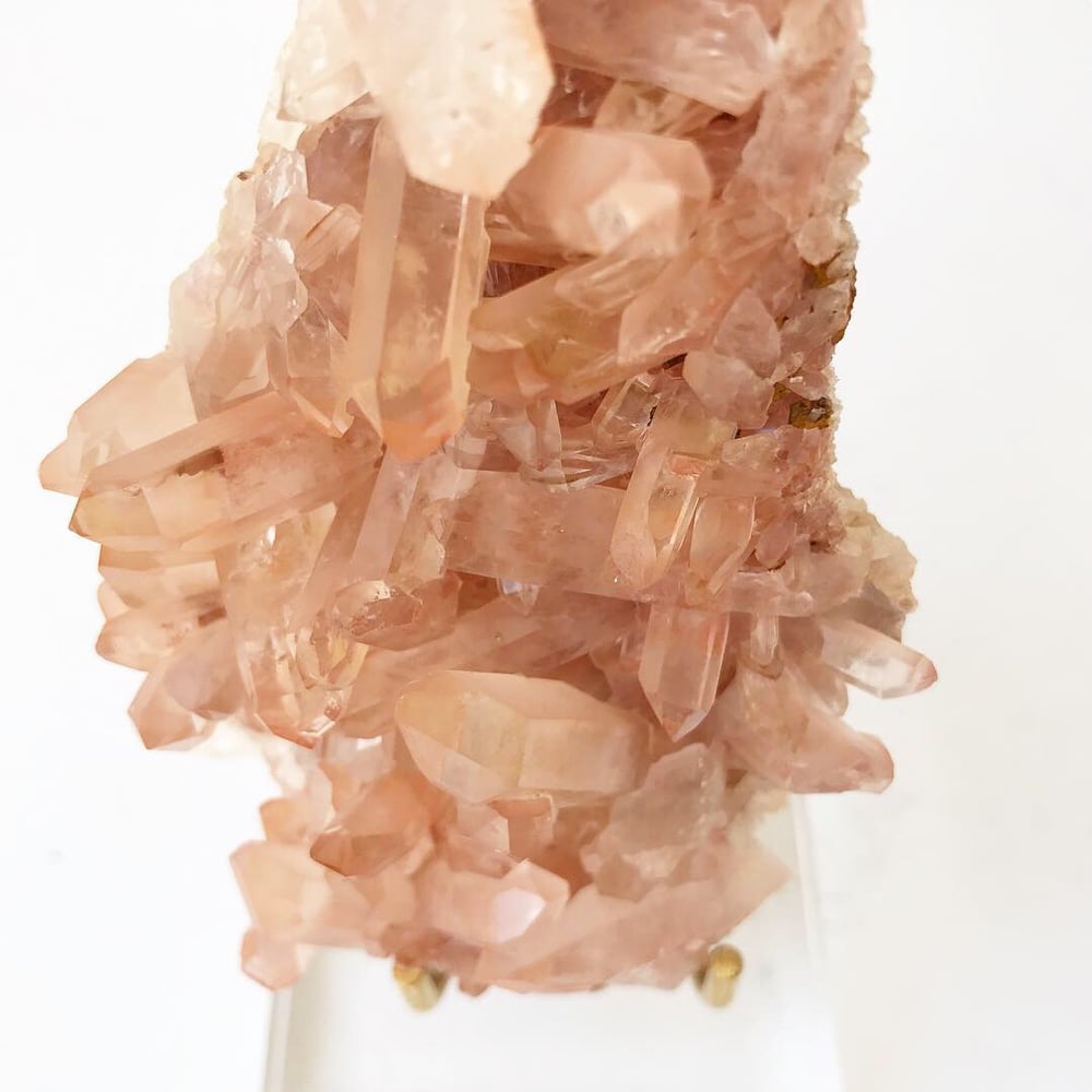 Image of Pink Quartz no.03 Pink Dreams Collection Lucite Pairing