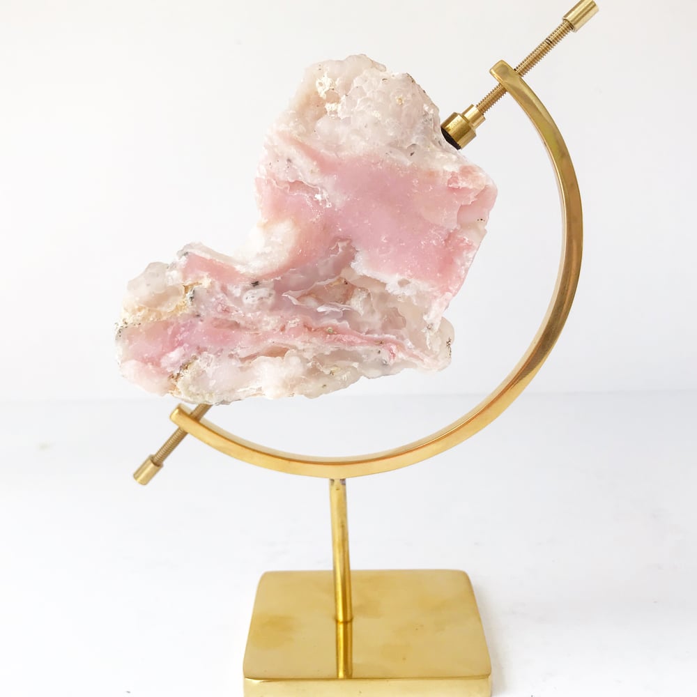 Image of Pink Opal no.05 Pink Dreams Collection Brass Pairing