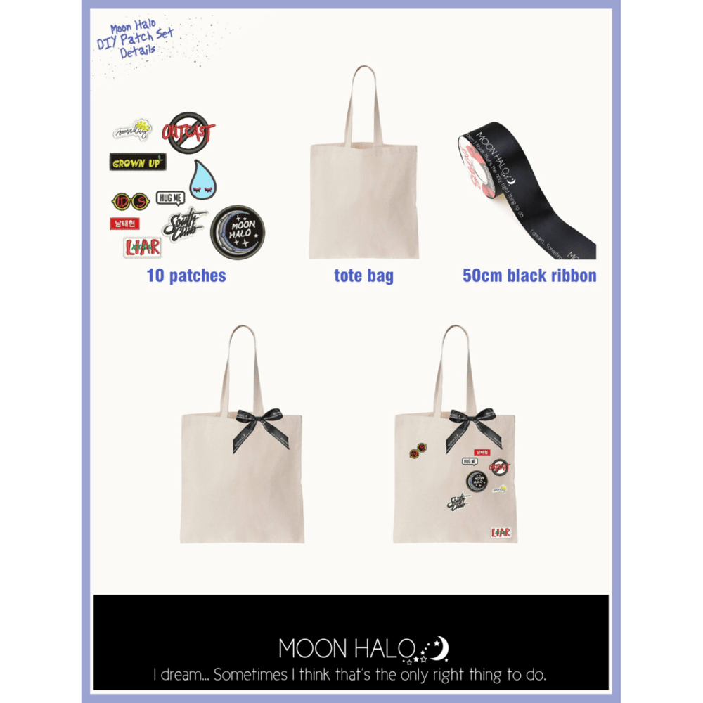 Image of Moon Halo DIY Patch Set