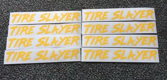 Image of Tire slayer diecut