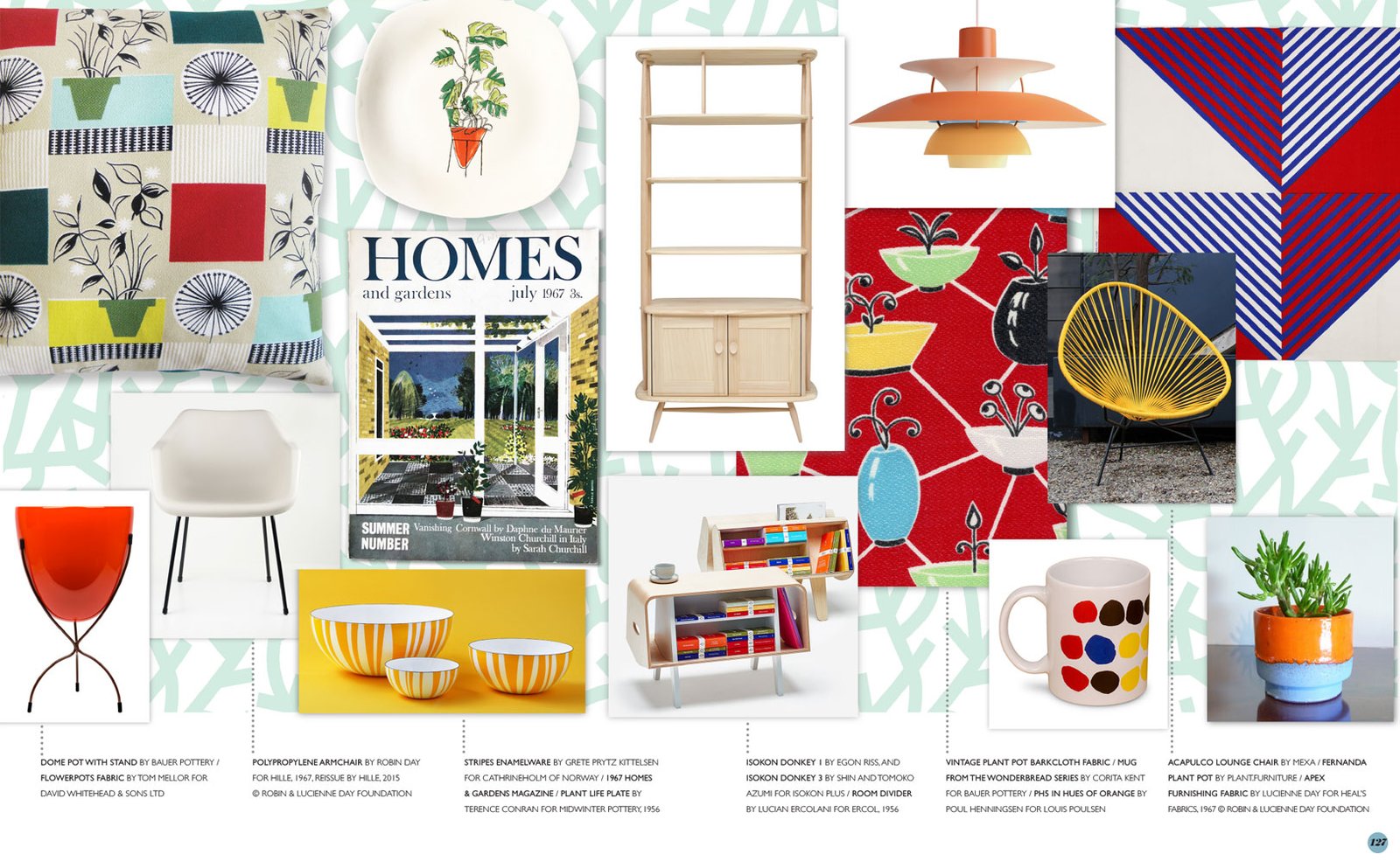 Mid century modern magazine discount