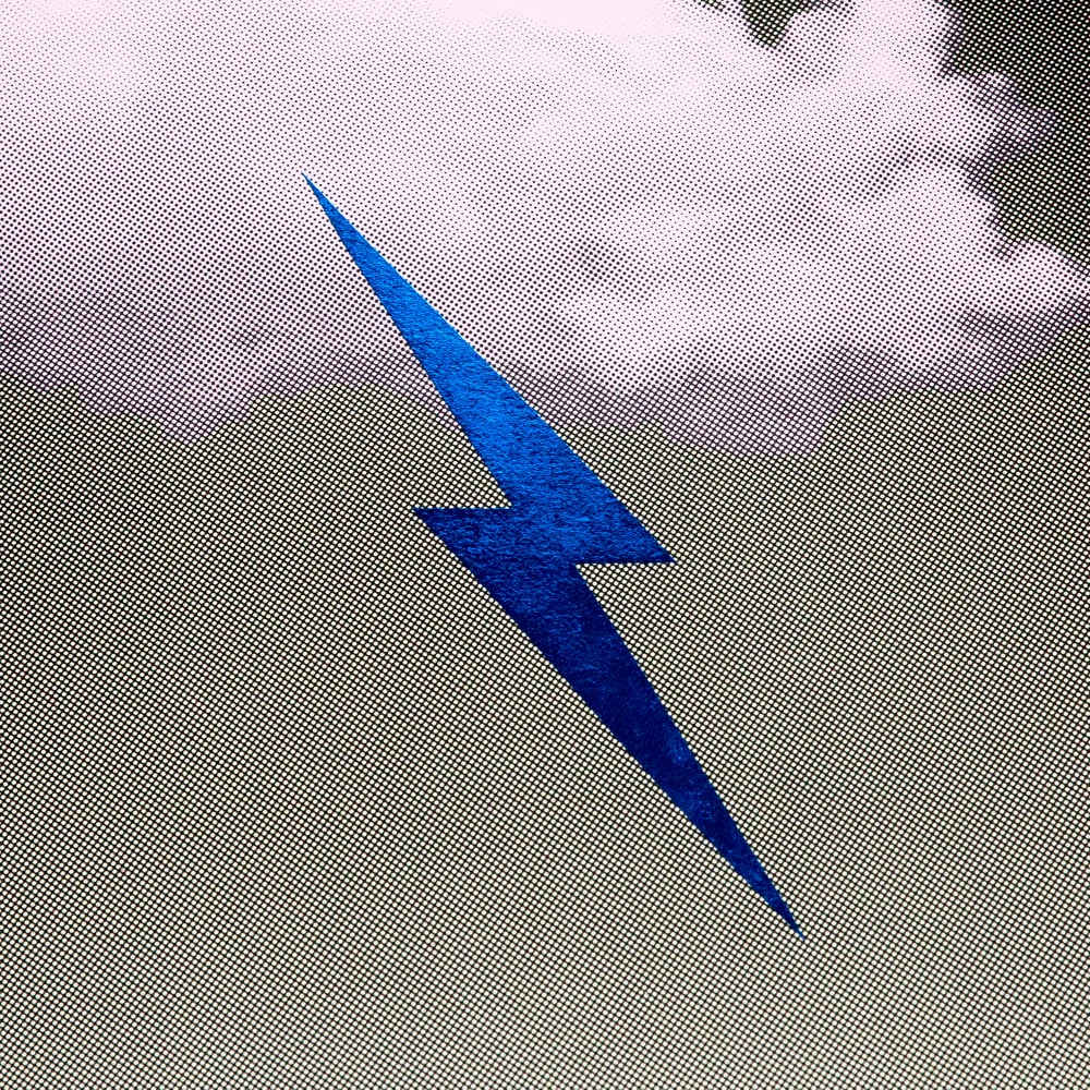 Image of 'Little Fucking Cloud' (Pink/Electric Blue)