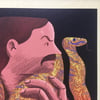 Jake the Snake Roberts framed print