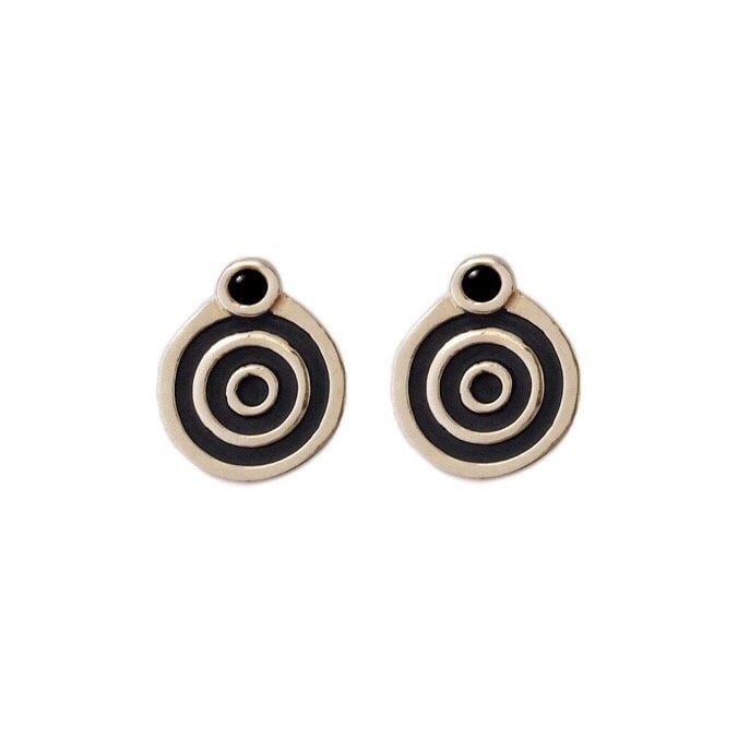 Image of Portal Earrings with Black Onyx