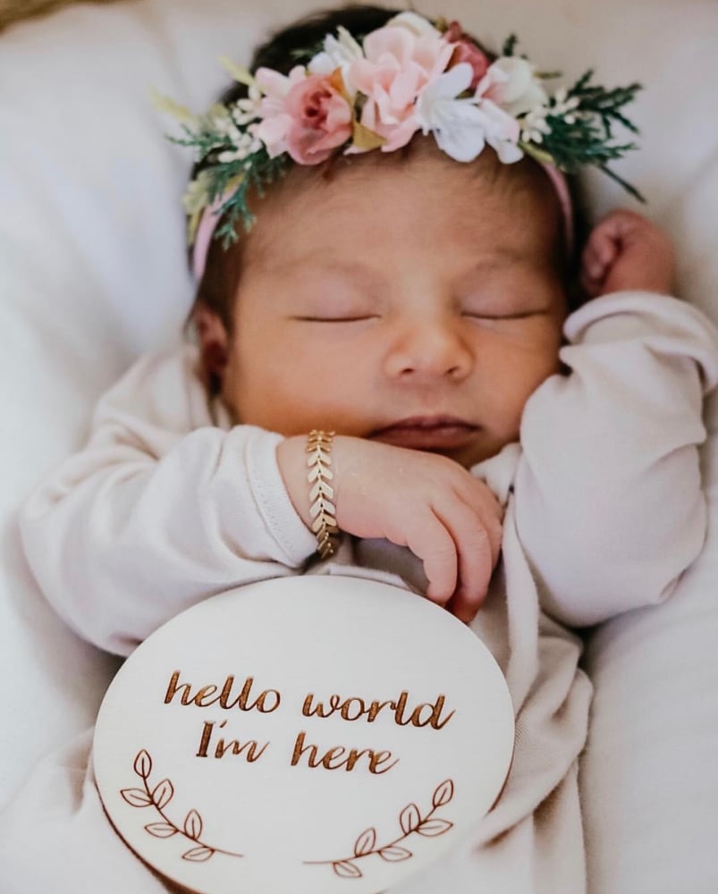 Image of Newborn Announcement Plaques