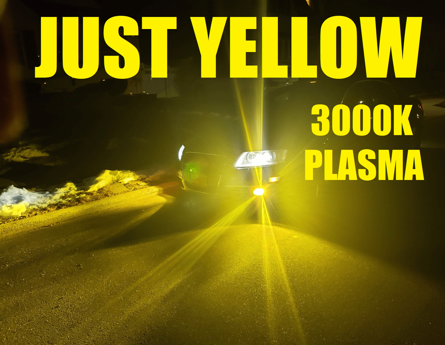Image of Just Yellow Hyper 3000k Plasma  Fog LED Kit