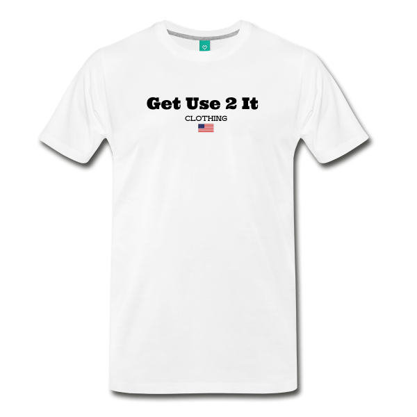 Image of Get Use 2 It American Classic Tshirt White