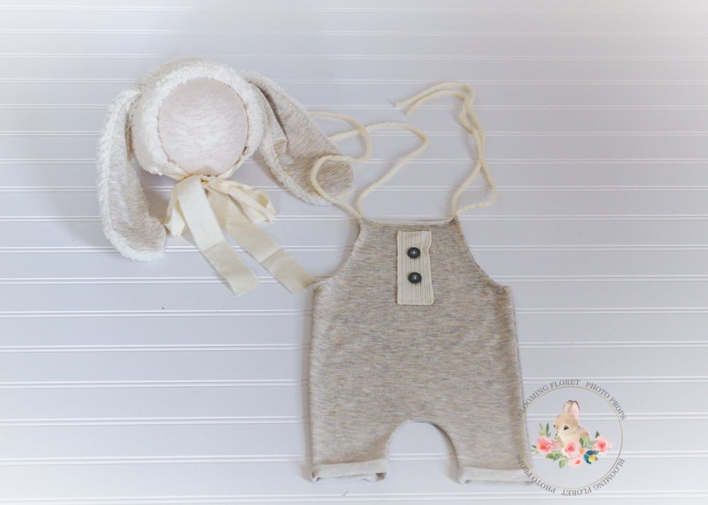 Image of RTS Sitter Bunny Bonnet and Romper