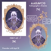 Aaravos keychain and print