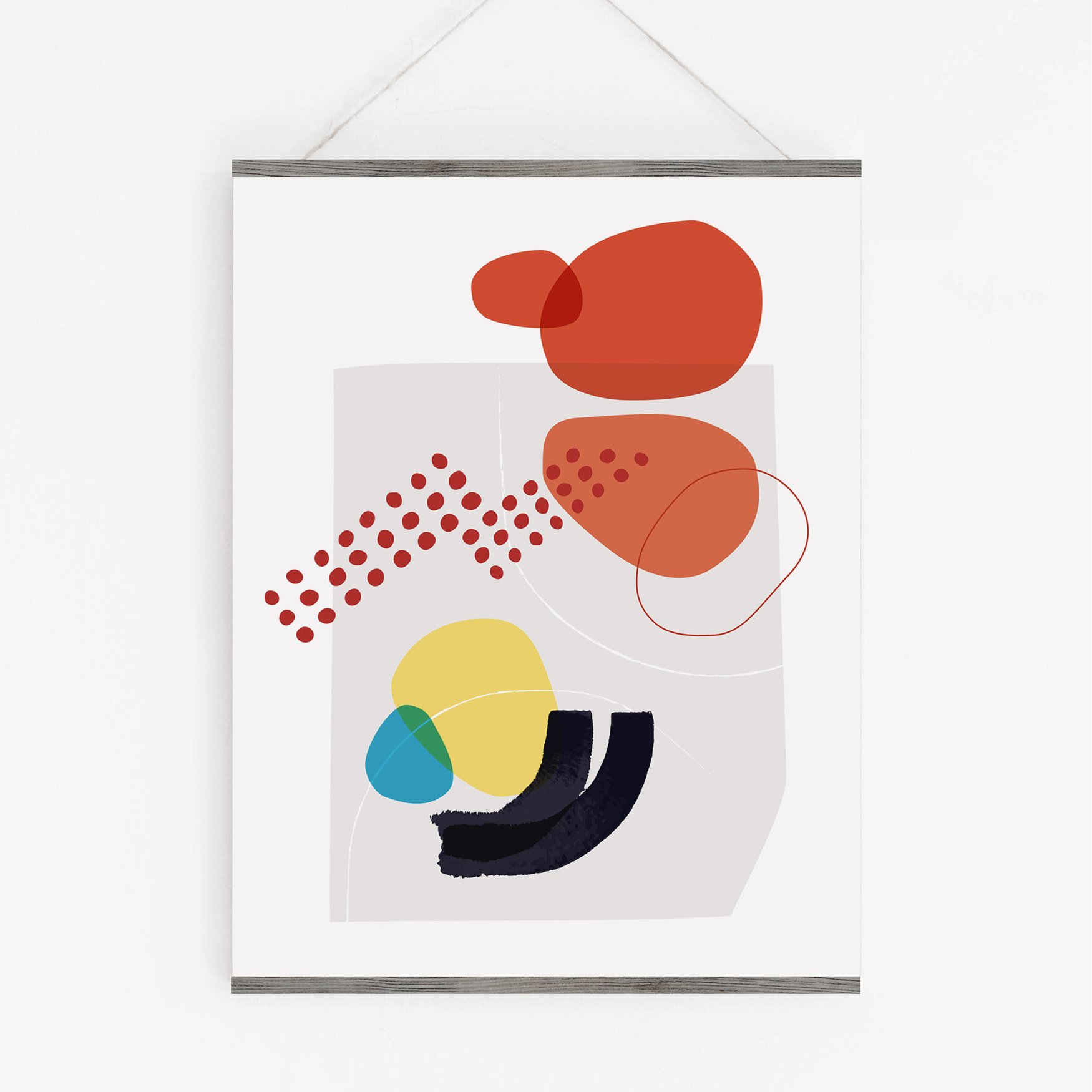 Image of Shape & Hue Series No. 3 Art Print