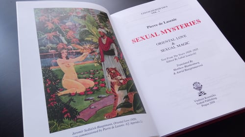 Image of Sexual Mysteries by Piere de Lasenic hardcover book LAST COPIES