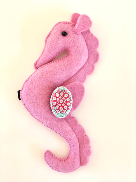 Image of Felt Seahorses Easter Egg Gift Set 