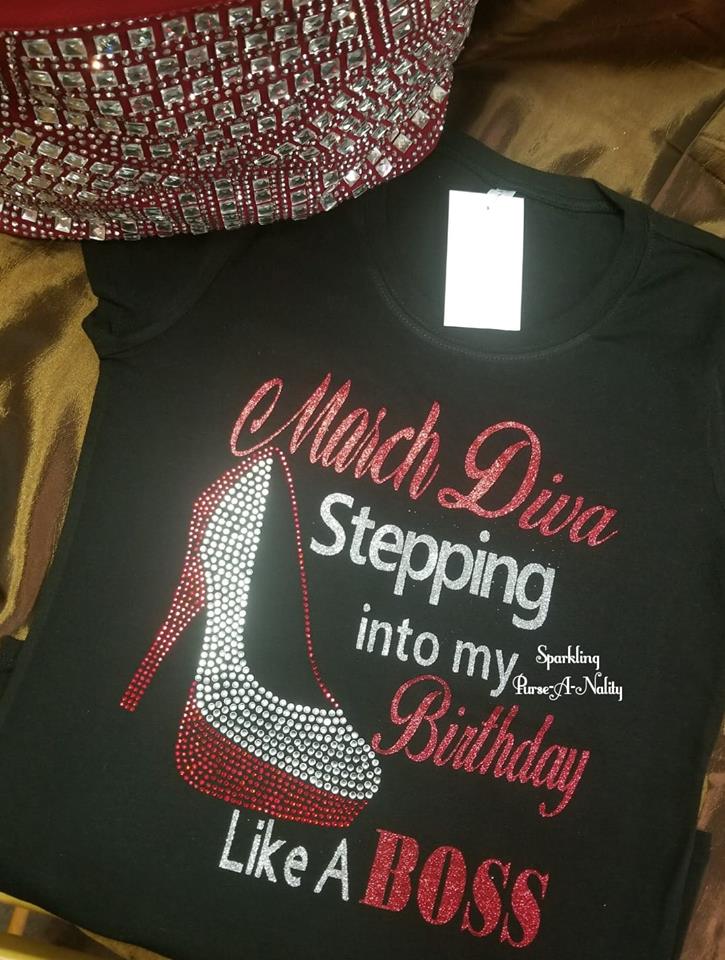 Image of "Sparkling" Birthday Like A Boss Shirt