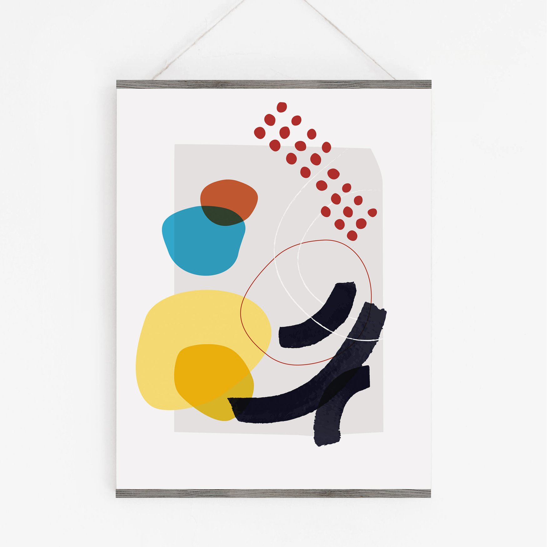 Image of Shape and Hue Series No. 1 Art Print