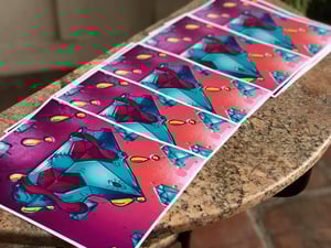 Image of Diamond Jelly Pins & Prints