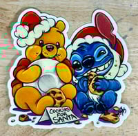 4" Sticker - “Cookies For Santa”
