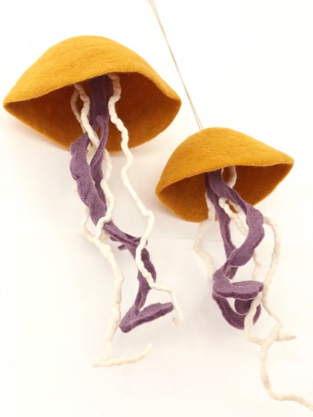 Image of Felt Jellyfish Pair
