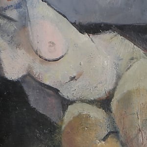 Image of 1952, 'Blue Nude,' Jan Langlet