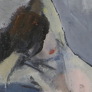 Image of 1952, 'Blue Nude,' Jan Langlet