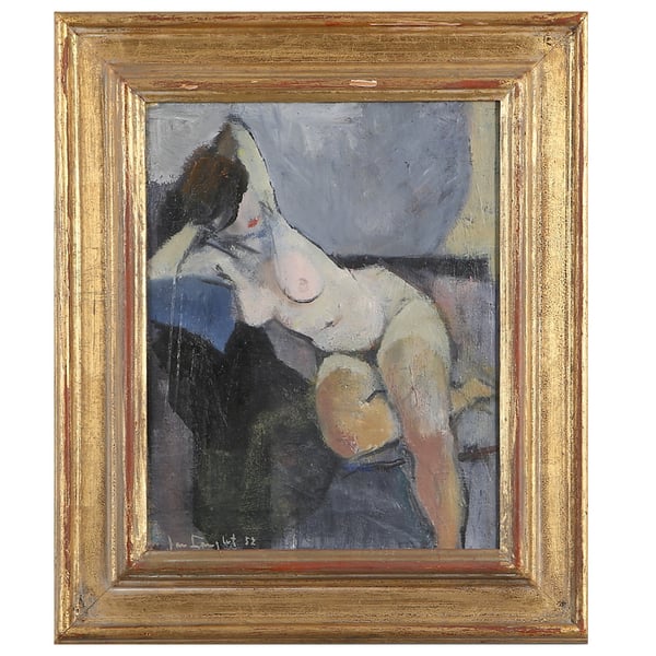 Image of 1952, 'Blue Nude,' Jan Langlet