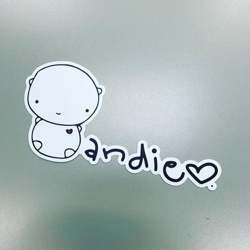 ANDIE bear bumper sticker