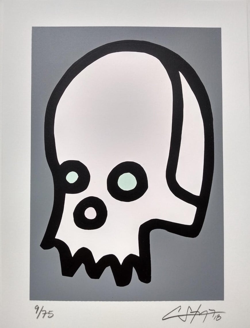 Image of "Celebrity Skull" (Silkscreen Print)