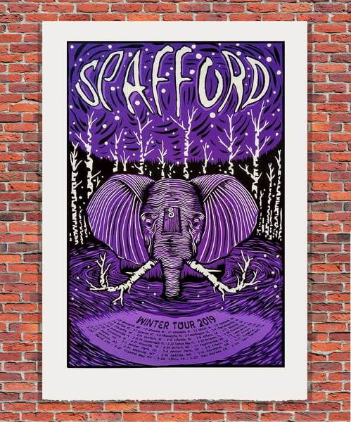 Image of Spafford 2019 Winter Tour Print v.2