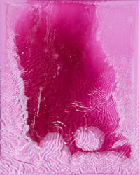 Image 3 of Drip Painting Prints - Black, Green, & Pink available
