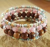 Pink Opal Stacking Bracelet 