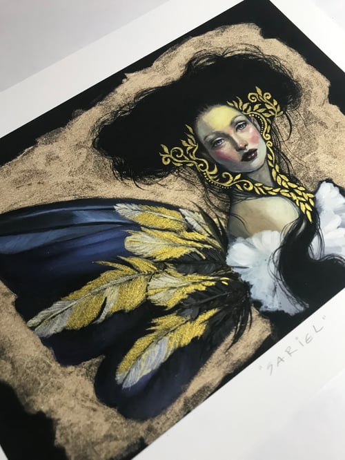 Image of “Sariel” Open edition and hand embellished second edition prints 