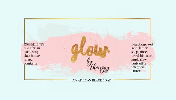 Image of GLOW by tHAIRapy RAW AFRICAN BLACK SOAP