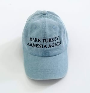 Image of Make Turkey Armenia Again hat - Ararat Blue