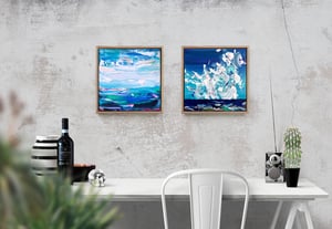 Image of Coastal no.46 - 30x30cm FRAMED