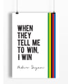 Peter Sagan quote print - A4 or A3