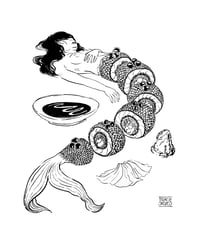 Inky Sushi Mermaid 