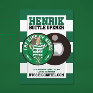 Henrik Key Ring (optional bottle opener) - All Profits Donated To Charity