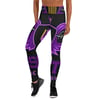 BOSSFITTED Purple and Gold Yoga Leggings
