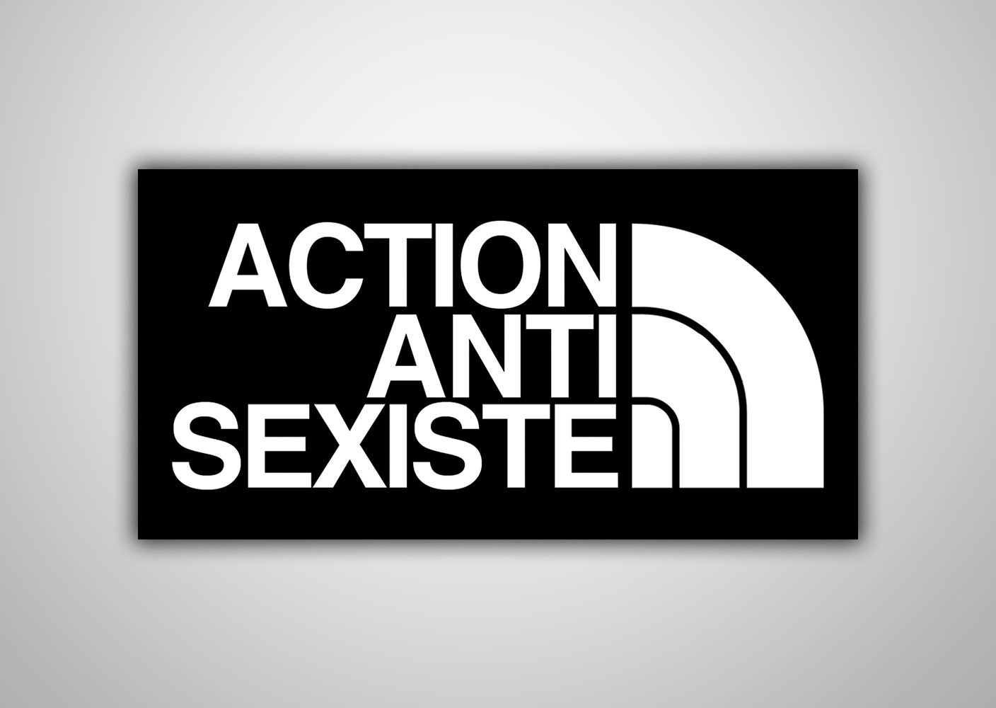 Image of 100 Autocollants "ACTION ANTI SEXISTE"