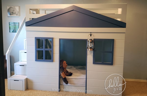 Image of Clubhouse Solid Wood Loft Bed