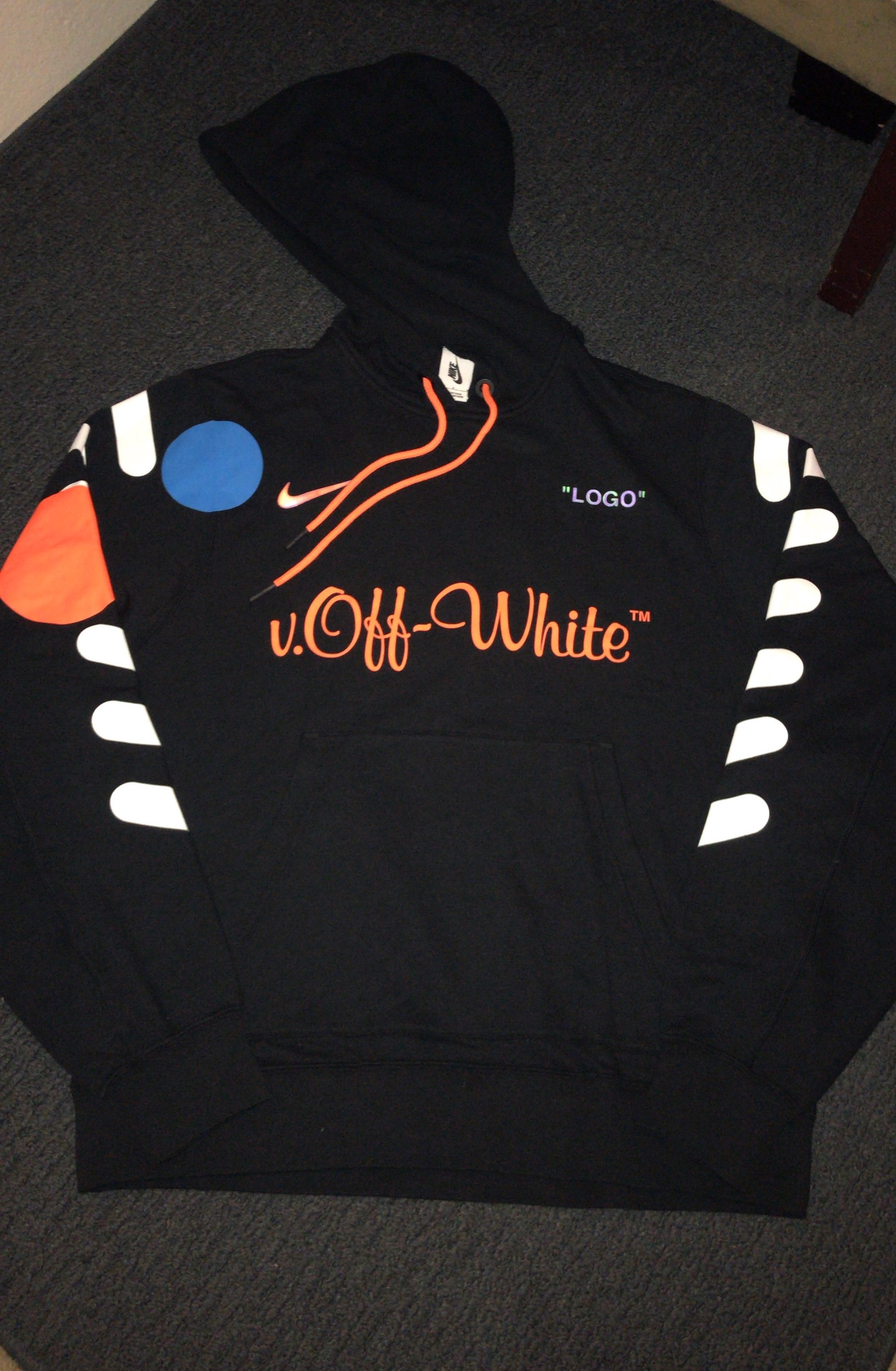 NikeLab X OFF WHITE Mercurial NRG Hoodie Sz. LARGE