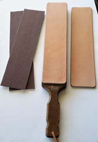 Image 2 of Replacement magnetic pads for Straight Razor Designs Lynn Abrams mudular paddle strop