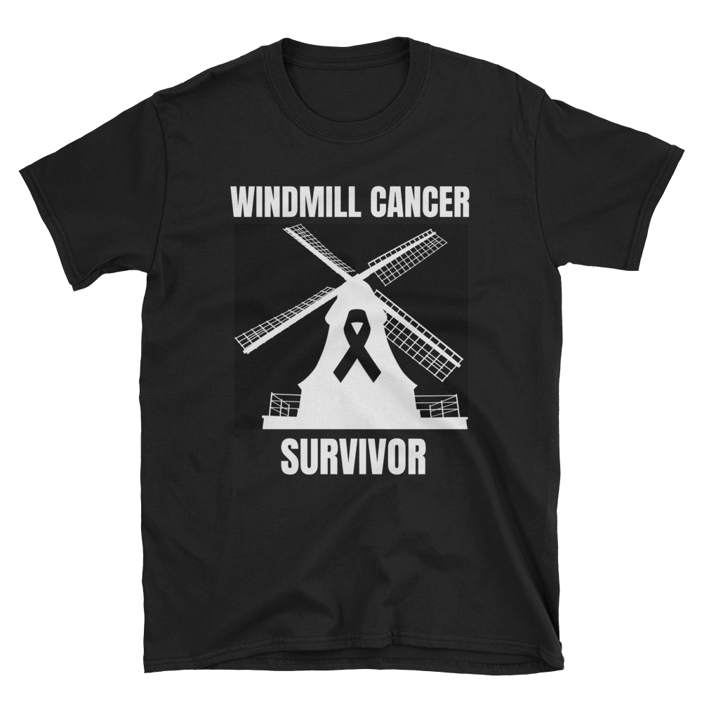 WINDMILL CANCER SURVIVOR T-SHIRT