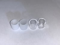 Assorted Quartz and Ruby Peak Inserts- Wicking, opaque, opaque bottom, clear.