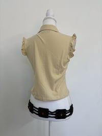 Image 2 of 00s Cream shirt // S