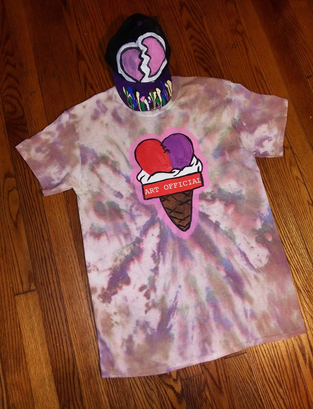 Image of ColdheARTed Tye Dye Tee